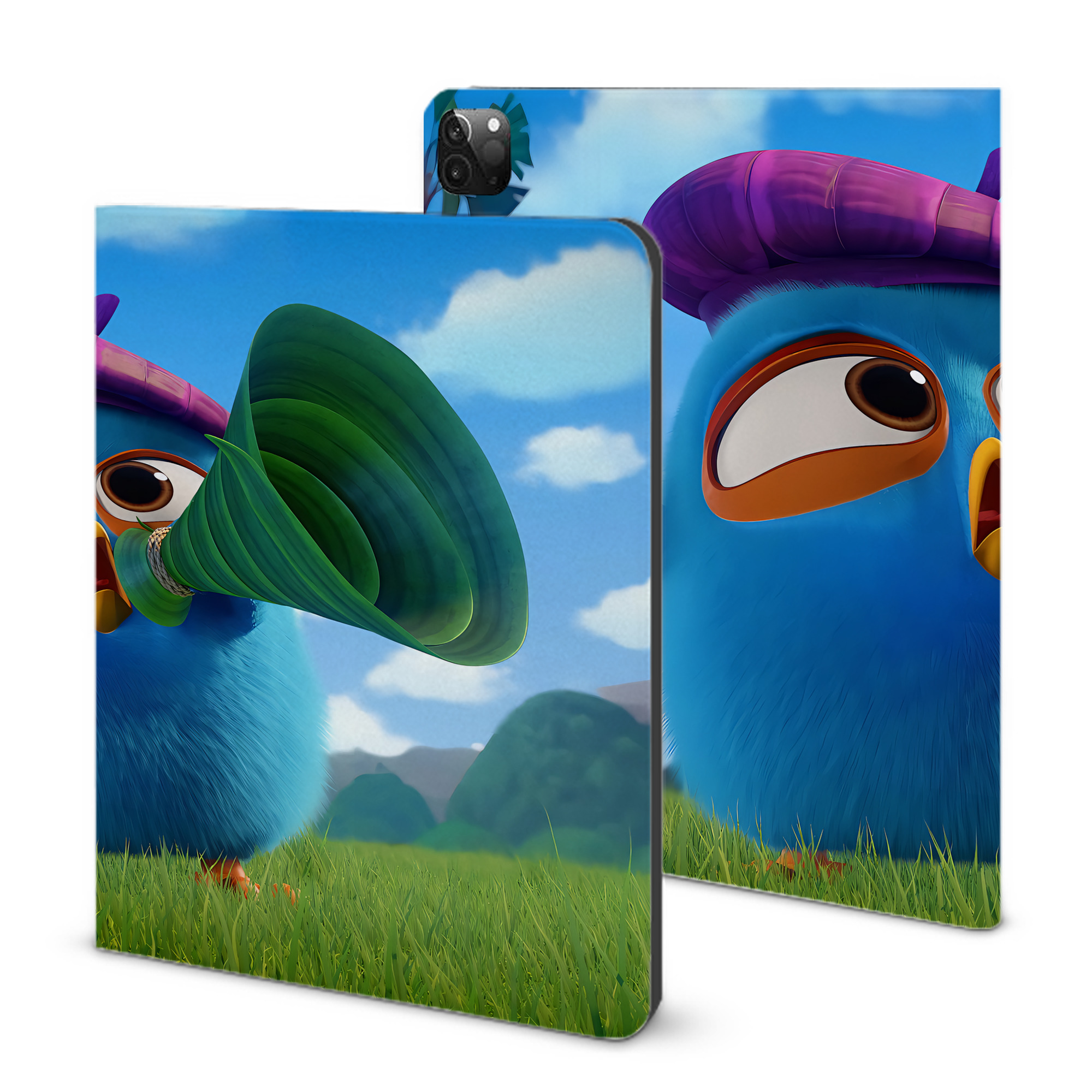 （画像用） Angry Birds アングリーバード IPadケース ペンホルダー付き ブックスタイルデザイン